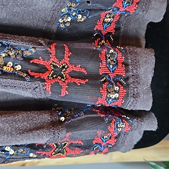 Free People MOROCCO Embellished Top - Picture 4 of 13